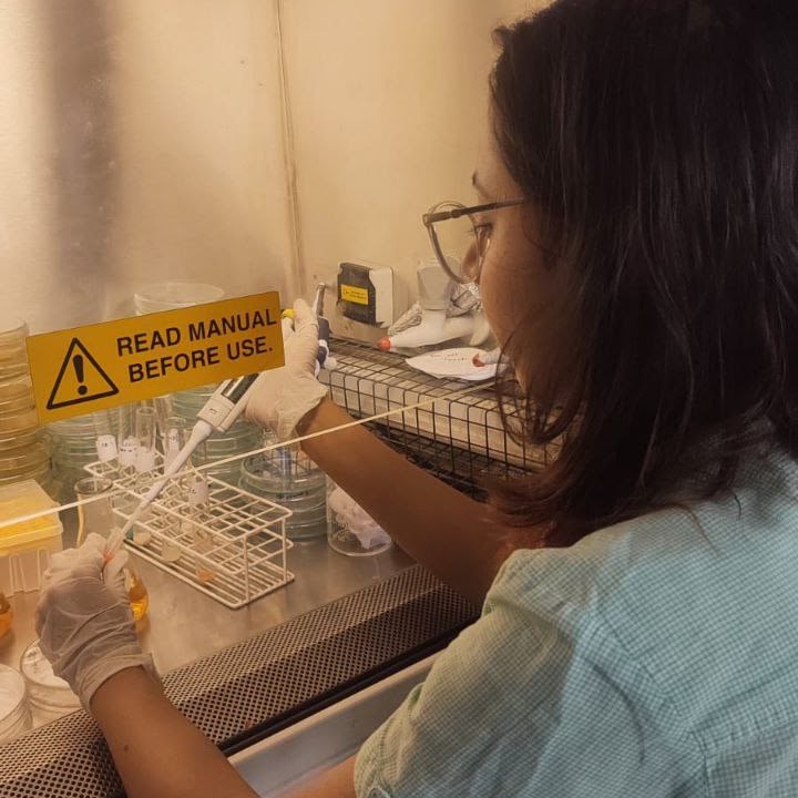 Research intern working at Nepal Agriculture Research Council
